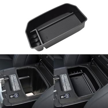 Imagem de EDBETOS Organizador de console central compatível com Toyota Land Cruiser 2008-2021 FJ200 LC200/LX570 J200 Caixa de armazenamento interior bandeja de inserção acessórios secundários, serve apenas para