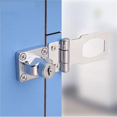 Imagem de Sem perfuração com fechaduras de gaveta, caixa de cartas, fechadura de armário de porta dupla, 1 peça (2,5)