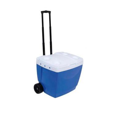 Imagem de Caixa Termica 42 Litros Azul Com Rodinha Tarugão - MOR