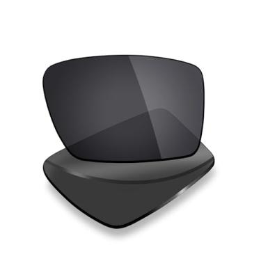 Imagem de Mryok Lentes de reposição UV400 para óculos de sol Costa Del Mar Rinconcito, HD Polarized, proteção UV, resistente a impactos e ajuste perfeito - Stealth Black