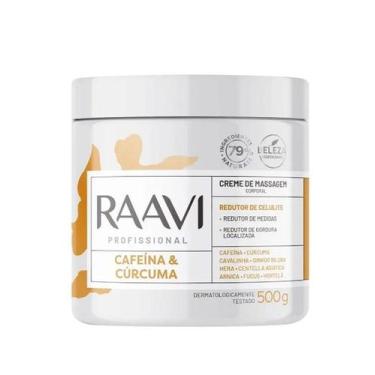 Imagem de Cafeína e Cúrcuma Creme de Massagem Raavi 500g