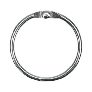 Imagem de 10 Peças De Argolas De Metal Para Fichário, Clipes Para Livros, Chavei