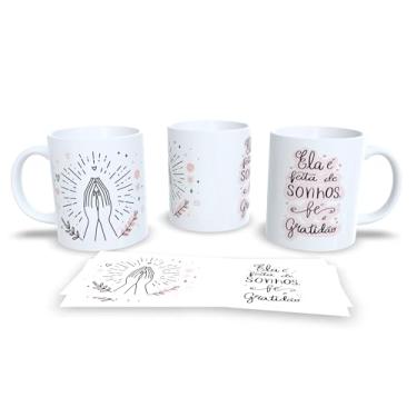 Imagem de Caneca de Cerâmica 325ml com Frases do Dia da Mulher (18060)