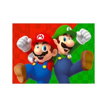 Imagem de Painel TNT GG Decoração festa Super Mario aniversário 1,40 - Festcolor