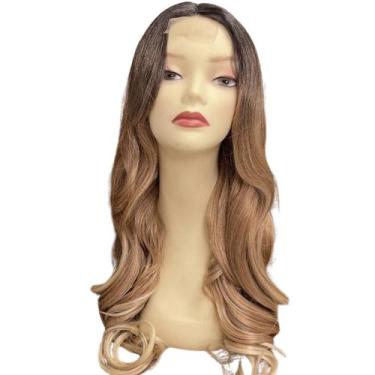 Imagem de Peruca Front Semi Lace Ondulado Fibra Premiun 70cm - D&D Commerce, TT4
