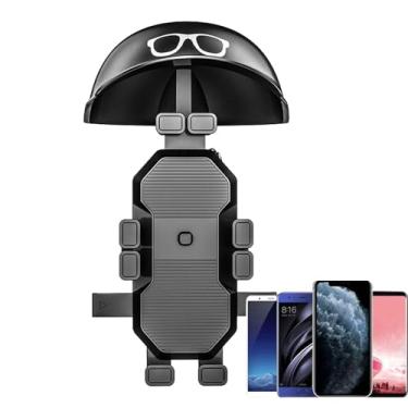 Imagem de Suporte Para Telemóvel Para Motocicleta - Base Giratória De 360 Graus Para Smartphone De Ciclismo - Suporte De Telemóvel Para Bicicleta | Para Scooter, Homens, Mulheres, Jovens, Familia