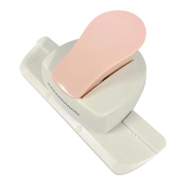 Imagem de CarpNettore Perfurador de borda de papel para artesanato, borda decorativa, furador de cartão para papelão, Rosa
