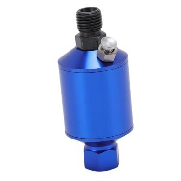 Imagem de Generic Filtro Separador de água do Compressor de Ar, Filtro de Pistola Pneumática, Construção Multifuncional Robusta, 2 Peças, Fácil de Usar, 1/4 pol. NPT para o Setor Automotivo (Azul)