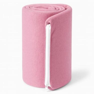 Imagem de Capa De Colchão Casal 138x188x25cm em Algodão com Ziper Lateral Fácil Colocar Linha Luxo Fio 30/1 (Rosa Escuro, Casal)