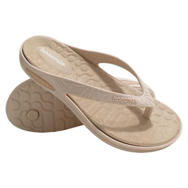 Imagem de Chinelo De Dedo Feminino Boa Onda Lily Casual Confortável Macio 1319 100-Feminino