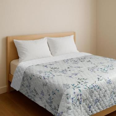 Imagem de Colcha Casal Queen Cobre Leito Matelado Ultrassônico - - ARTE CAZZA, E