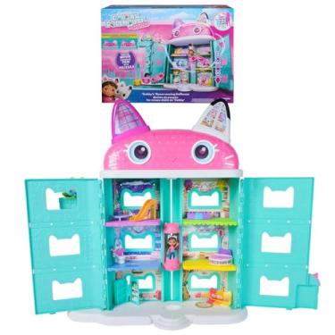 Imagem de SUNNY, Gabby's Dollhouse: O Filme, Casa da Gabby, Com Acessórios e Minifigura da Gabby