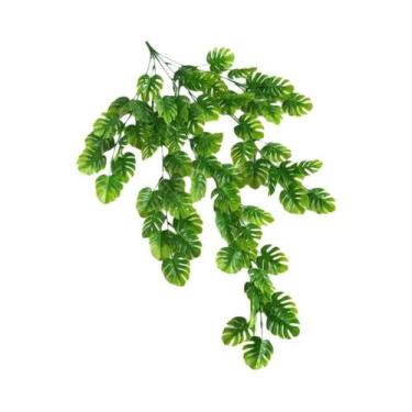 Imagem de Planta Artificial De Folha De Tartaruga À Prova De Raios Ultravioleta 