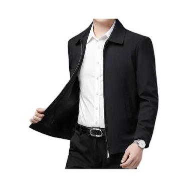 Imagem de Jaqueta Masculina Casual De Negócios Em Cor Sólida, Ajuste Solto, Casa