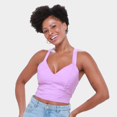 Imagem de Top Mercatto Liso Manga 3/4, Marinho, M