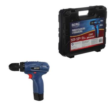 Imagem de Parafusadeira Furadeira Sem Fio 12v 3/8 Bivolt com Maleta - Corneta Fe