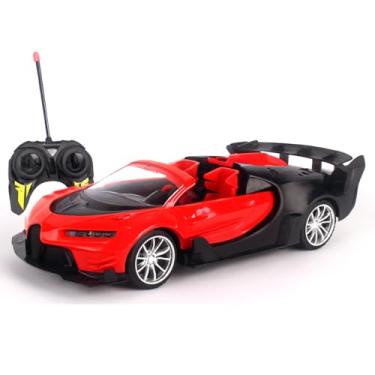 Imagem de Carrinho de Controle Remoto Esportivo Faróis LED Design Realista Alta Velocidade Controle Preciso E-Shop Center (Vermelho2)