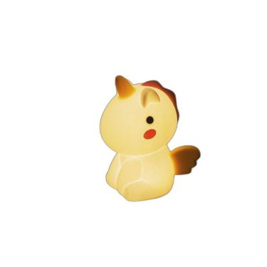 Imagem de Luminária De Mesa Taschibra Touch Soft Led Unicórnio Uni Rgb