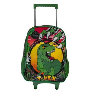 Imagem de Mochila Infantil com Rodinha UP4YOU Dinossauro  Luxcel