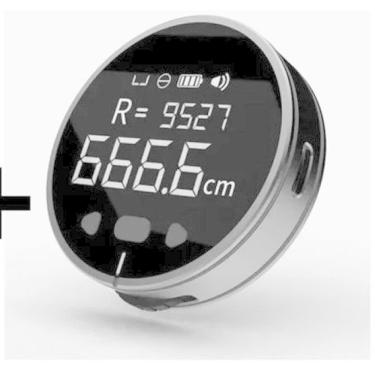 Imagem de 3 Brocas Escalonada 12Mm/20Mm/32Mm + Fita Métrica Eletrônica