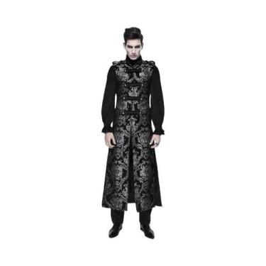 Imagem de Casaco Medieval Retro Masculino Estilo Médio, Fantasia Steampunk Para 