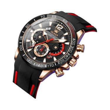 Imagem de Relógio Masculino À Prova d'Água Luminoso Quartz OLEVS 9936 Relógio Es