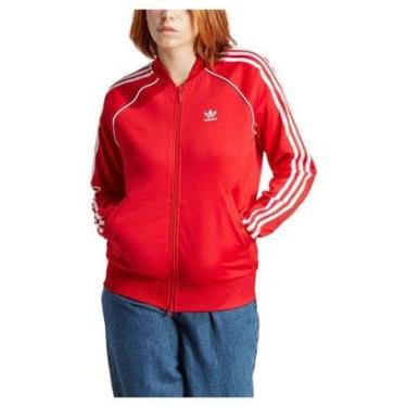 Imagem de Jaqueta Adidas Sst Tt Vermelha Mulher-Feminino