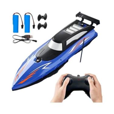 Imagem de Barco De Controle Remoto De Alta Velocidade 2.4G Com Hélices Duplas, B