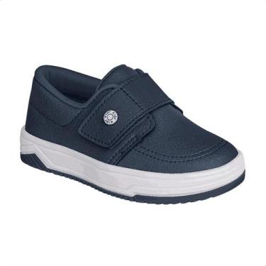 Imagem de Sapatênis Mocassim Infantil BB Kidy Social Menino Resistente -, Marinh