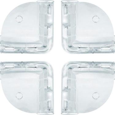 Imagem de Protetor de quina cantoneira silicone mesa móveis bebê buba