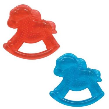 Imagem de Mordedor bebê de água massageador de gengiva buba sortido - cavalinho