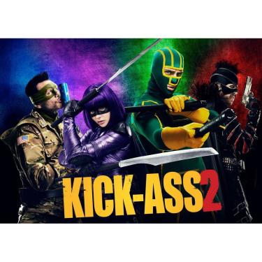 Imagem de Pintura em pôster Kick-Ass 2 Vintage Kraft 30x21cm