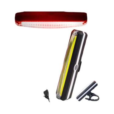 Imagem de Lanterna Traseira Recarregável E À Prova d'Água Para Bicicleta, Luz De