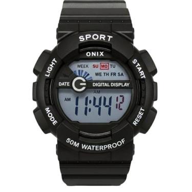Imagem de Relógio Masculino Onix Digital IT855 Preto  Resistente à Água 5 ATM, C