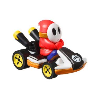 Imagem de Hot Wheels Mario Kart Shy Guy Standard - GRN25 - Mattel, Vermelho