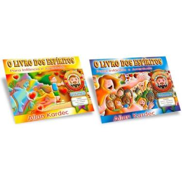 Imagem de Kit Livro dos Espíritos para Infância e Juventude - Vol.1 e Vol.2 - FE