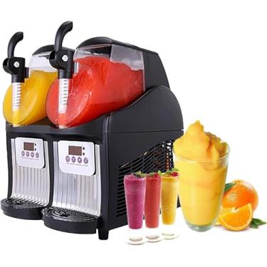 Imagem de Máquina De Lama De Gelo Comercial De 5l, Máquina De Fabricação De Lama De Gelo Comercial De 300w, Máquina De Fabricação De Raspadinha De Gelo De Bancada Com Liquidificador De Smoothie 2.5l