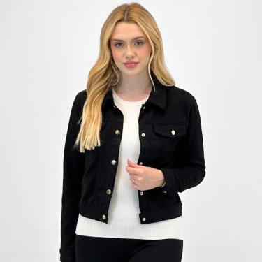 Imagem de Jaqueta Blue Rose Curta em Suede Feminina-Feminino