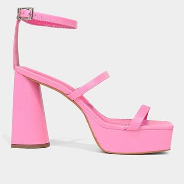 Imagem de Sandália Santa Lolla Salto Alto Grosso Feminina-Feminino