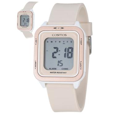 Imagem de Relógio Cosmos Feminino Ref: Os41593e Digital Retangular