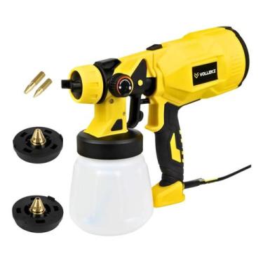 Imagem de Pistola Elétrica Pintura Hvlp Portátil 550w 3 Bicos 220v Vollekz, 220V