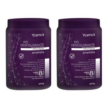 Imagem de Kit 2 Pó Descolorante Ametista Pote 300g Yamá - Yama