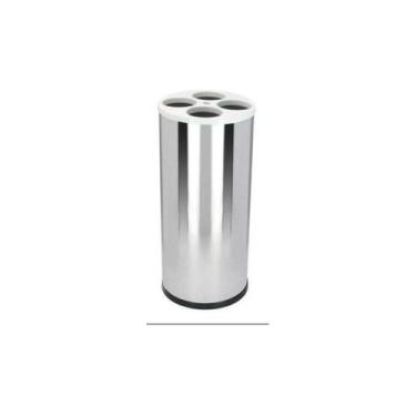 Imagem de Dispensador De Copos Água Em Aço Inox Para 500 Copos 180 Ml - PREMIUM