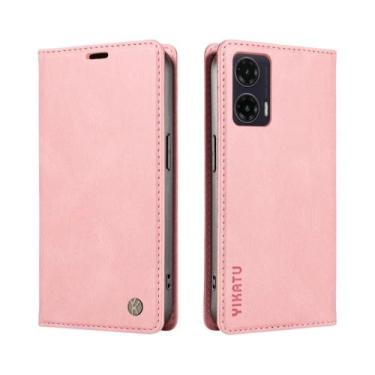Imagem de Capa Flip De Couro Para Motorola Moto G Series G86 G85 G84 G75 G56 G55