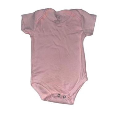 Imagem de Body Manga curta Infantil 100% Algodão Suedine Liso Cores - Alyath, M,