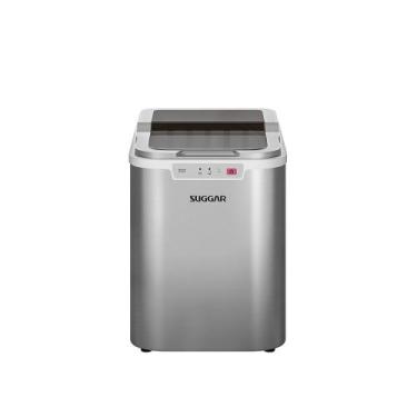 Imagem de Máquina de Gelo Suggar 15kg Gelo Rápido + Bandeja Coletora e Pá 120W M