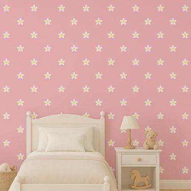Imagem de Adesivos De Margaridas Para Parede Infantil Quarto Decoração Flor Bebê