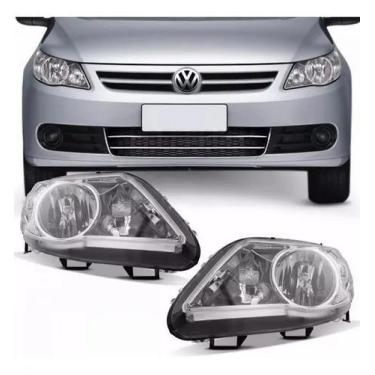 Imagem de Farol Esquerdo Gol Voyage Saveiro G5 09 a 2012 Foco Simples - DFB, PAR