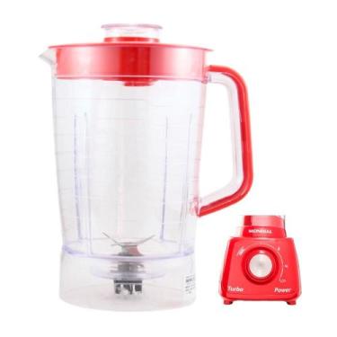 Imagem de Copo Liquidificador Mondial Turbo Power Vermelho Sangel