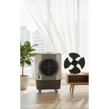 Imagem de Hélice Climatizador Portátil Preto 4 Pás 45/75/100L - Congratulations 